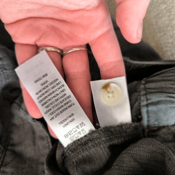 Joie Linen Resort Beach Coastal Relaxed Lightweight Nautical Shorts 6 - Picture 6 of 9